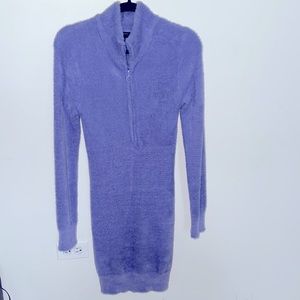 FOREVER 21 -Medium- super soft plush front zip stretchy dress